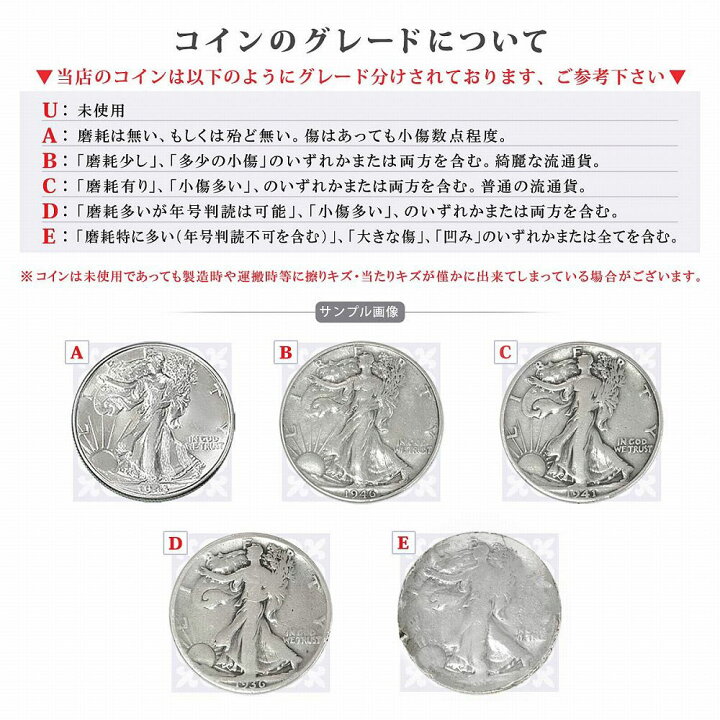 楽天市場】【当店グレード：B～C】 銀貨 ワシントン25セント硬貨 1932 