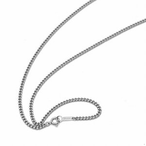 �l�b�N���X �`�F�[�� PT850 �v���`�i 2�ʃJ�b�g�약�`�F�[�� ��2.1mm ����40cm�b�`�F�[���̂� ���� �� 850pt �M���� �W���G���[ ���f�B�[�X �����Y