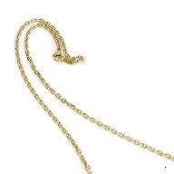 ネックレス チェーン サージカルステンレス 316L 金色 4面カット小豆チェーン 幅3.3mm 長さ45cm ゴールド…