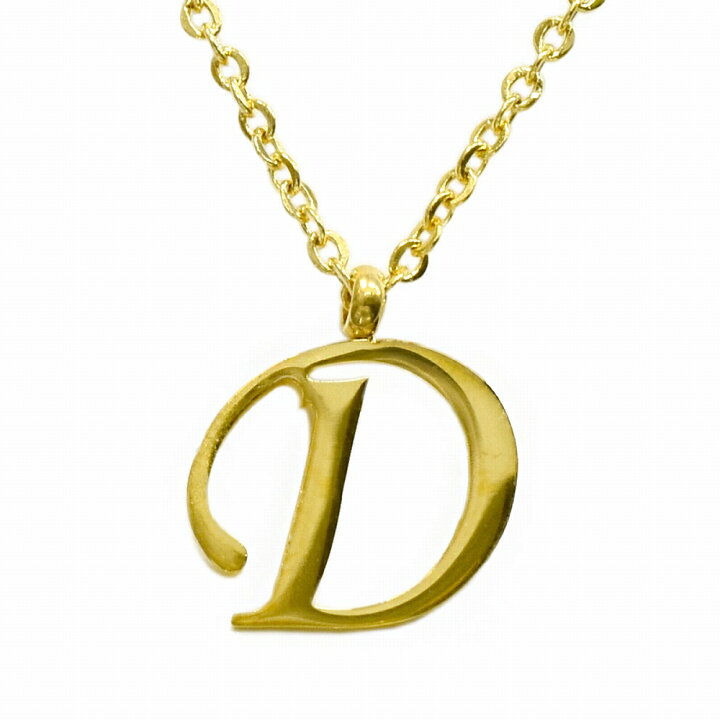 楽天市場】ペンダントトップ サージカルステンレス D イニシャルの  