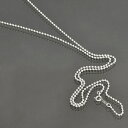 ネックレス チェーン シルバー925 ボールチェーン 幅2.0mm 長さ90cm｜ネックレスチェーン チェーンネックレス チェー…