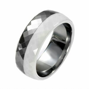 w ^OXe Z~bN 2ނ̑fނōꂽ~[{[JbgO 7.5mm F Vo[  zCgbTungsten Ceramic ANZT[ fB[X Y