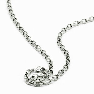 ネックレス チェーン 純チタン ロングロールチェーン 幅5.2mm 長さ40cm|鎖 チタン アクセサリー レディース メンズ