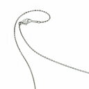 ネックレス チェーン 純チタン フラット小豆チェーン 幅1.3mm 長さ40cm｜鎖 チタン アクセサリー レディース メンズ