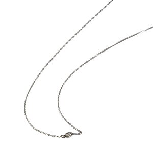 ネックレス チェーン 純チタン 小豆チェーン 幅1.65mm 長さ90cm|鎖 チタン アクセサリー レディース メンズ