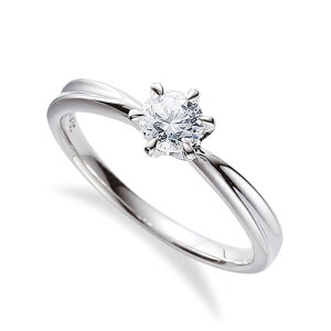 指輪 18金 ホワイトゴールド 天然石 一粒リング 主石の直径約5.2mm ソリティア しぼり腕 六本爪留め|K18WG k18 18k 貴金属 ジュエリー レディース メンズ