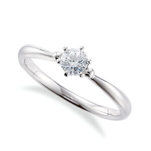 指輪 18金 ホワイトゴールド 天然石 球型の飾り付き一粒リング 主石の直径約3.8mm ソリティア しぼり腕 六本爪留め|K18WG k18 18k 貴金属 ジュエリー レディース メンズ