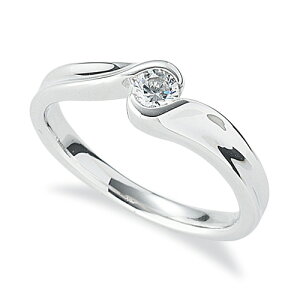 指輪 PT900 プラチナ 天然石 一粒リング 主石の直径約3.4mm ソリティア 抱き合わせ腕 レール留め|900pt 貴金属 ジュエリー レディース メンズ