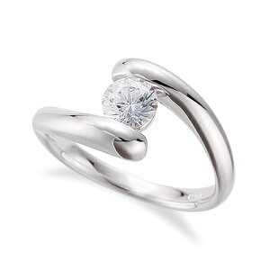 指輪 PT900 プラチナ 天然石 一粒リング 主石の直径約5.2mm ソリティア 抱き合わせ腕 レール留め|900pt 貴金属 ジュエリー レディース メンズ