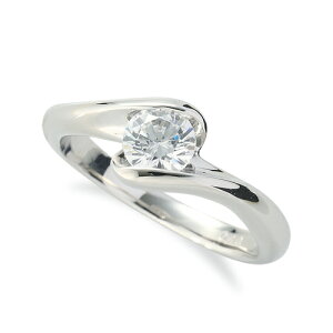 指輪 PT900 プラチナ 天然石 一粒リング 主石の直径約3.8mm ソリティア 抱き合わせ腕 レール留め|900pt 貴金属 ジュエリー レディース メンズ