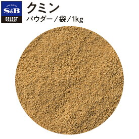 【公式】S&B セレクトスパイス クミン パウダー 袋入り 1kg 業務用 エスビー食品 公式 スパイス ハーブ SELECT SPICE