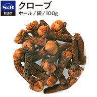 【公式】S&B クローブ ホール 袋入り 100g セレクトスパイス 業務用 エスビー食品 公式 スパイス ハーブ …