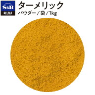【公式】S&B ターメリック パウダー 袋入り 1kg セレクトスパイス 業務用 エスビー食品 公式 スパイス ハ…
