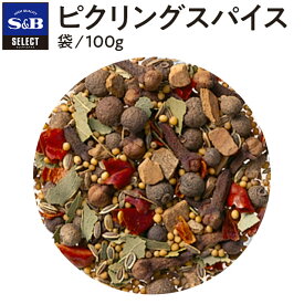 【公式】S&B セレクトスパイス ピクリングスパイス 袋入り 100g 業務用 エスビー食品 公式 スパイス ハーブ SELECT SPICE ピクルス