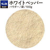 【公式】S&B ホワイトペッパー パウダー 100g 袋入り セレクトスパイス 業務用 エスビー食品 エスビー 食…
