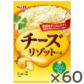 【公式】S&B チーズリゾットの素 22g（11g×2袋）60個 エスビー食品 インスタント 宅トレ 濃厚