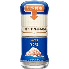 【公式】S&B ミル付岩塩 40g エスビー食品 公式