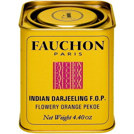 【公式】S&B FAUCHON 紅茶 ダージリン 茶葉 缶 125g エスビー食品 公式 フォション