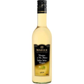 【SS期間P10倍（条件あり）】【公式】S&B MAILLE 白ワインビネガー 瓶 500ml エスビー食品 公式 酢 マイユ フランス