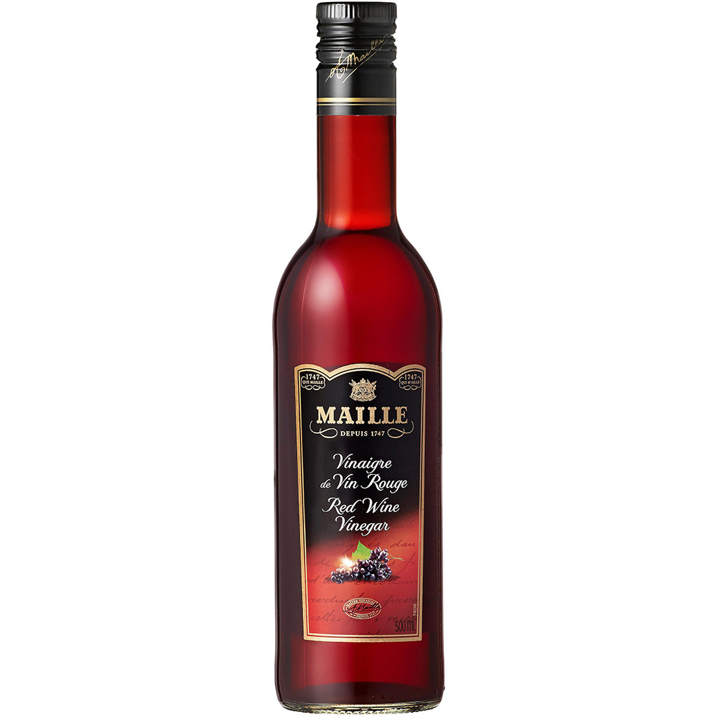 SB MAILLE 赤ワインビネガー 瓶 500ml <br> エスビー食品 公式 酢 マイユ フランス