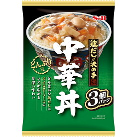 S&B どんぶり党 中華丼 495g（3個パック） エスビー食品 公式 レトルト丼 簡単