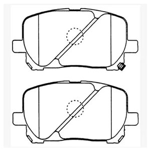 �y���ʎ����ԃu���[�L�p�b�h�zTOYOTA�@�C�v�T�� �^��: ACM21W, ACM26W�@���H�N�V�[�^��: AZR60G, AZR65G�@�t�����g�p�@�u���[�L�p�b�h�@���E�Z�b�g�@4���Z�b�g�@GAB�i��: GABF-T19W667 �y���������z