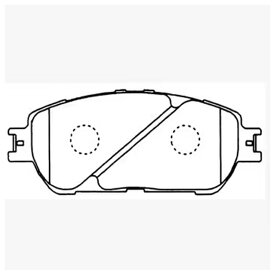 【普通自動車ブレーキパッド】アルファード・ヴェルファイア 型式: ANH10W, ANH15W, ATH10W, MNH10W, MNH15W　フロント用　ブレーキパッド　左右セット　4枚セット　GAB品番: GABF-T21670【送料無料】