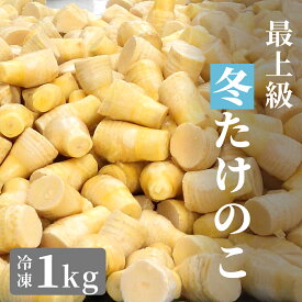 【高級冬たけのこ】筍 冬筍 たけのこ 穂付き SSサイズ 冷凍 1000g 1kg 2kg 3kg ボイル 竹の子 早掘りたけのこ 高級料亭 たけのこご飯に最適 そのまま使える 高級 皮剥き済み 煮物や天ぷらにも 中国産