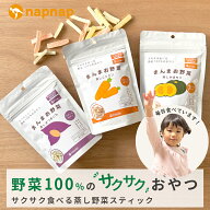 ＼0-3歳の94%が食べた／【選べる3袋】野菜100%のおやつ 生後9か月頃から 赤ちゃん こどものおやつ にんじ…