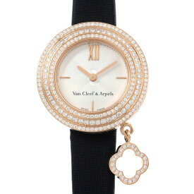 [3年保証/返品OK] ヴァンクリーフ&アーペル レディース チャームミニウォッチ VCARO29700 K18PG ダイヤ クオーツ 腕時計【中古】【送料無料】