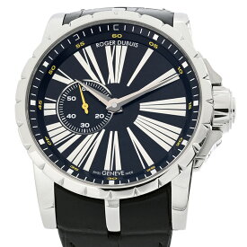 [3年保証/返品OK] ロジェデュブイ メンズ エクスカリバー DBEX0263 限定 スモールセコンド シースルーバック 黒 自動巻き 腕時計【中古】【送料無料】