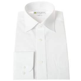 ノーアイロン ワイシャツ メンズ カッターシャツ 形態安定 シャツハウス レギュラーフィット 白無地 セミワイドカラー 定番 2406ss