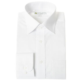 ★★★ 半額商品 ★★★ 形態安定 スリムフィット ワイシャツ メンズ セミワイドカラー 細身 白無地 シャツハウス 定番 カッターシャツ 2512SS 50par