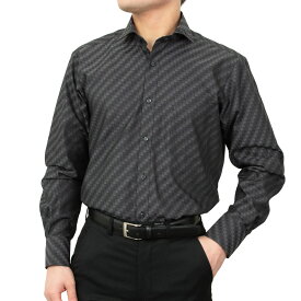 形態安定 ワイドカラー 格子柄 チャコール バイピング 切り替え 社交ダンス 舞台衣装 パーティ SWAN・ブラックレーベル 2609ft GILET09 2609KS 09DS