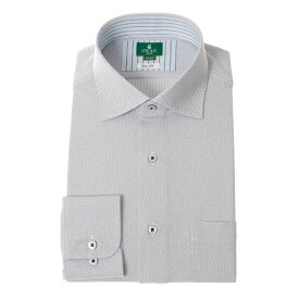 ノンアイロン 吸水速乾 スリムフィット ワイドカラー ニット ストレッチ ネイビー メンズ シャツ おしゃれ