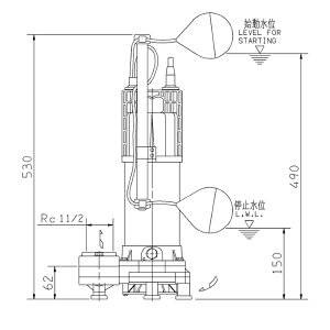 �`�� �G�o�� �y40DWSA5.25B�z �G�r���|���v �O�� 0.25kW 2�� 50Hz ���[�^�쓮 �����`