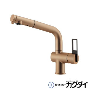 カクダイ シングルレバー引出し混合栓 118-051-GB (水栓金具) 価格比較 