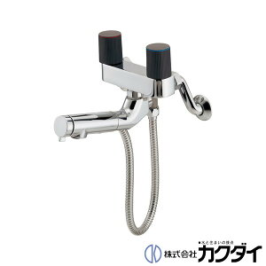 カクダイ 2ハンドル混合栓(シャワーつき) 128-060 (水栓金具) 価格比較 