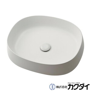 カクダイ KAKUDAI※メーカー直送のみ※【#LY-493231-W】※丸型洗面器 マットホワイト