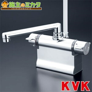 KVK 【KF3011T】 デッキ形サーモスタット式シャワー 190mmパイプ仕様