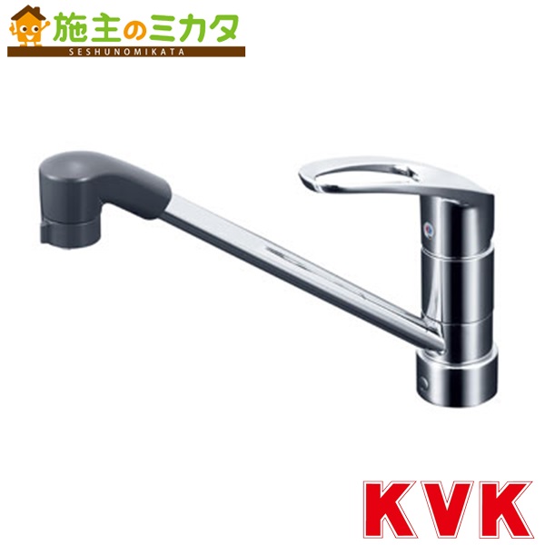 KVK 流し台用シングルレバー式シャワー付混合栓 KM5011JTF (水栓金具 ...