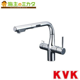 KVK【KM6131EC】ビルトイン浄水器用シングルシャワー付混合栓(センサー付）（eレバー) 混合水栓 蛇口