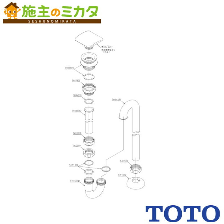 楽天市場】TOTO 床排水金具【TL594BS1R】25mm Sトラップ : 施主のミカタ