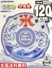 【全国送料無料】【大型ジャンボサイズ 120cm 】【玩具安全基準合格品】【かき氷】 ドウシシャ 浮き輪 15歳以上用 2気室 マリン 旅行 レジャー ビーチ　大人用 大きいサイズ サマーセール 浮輪 ウキワ 厚手生地 うきわ【インスタ映え】【日本国内メーカー製品】