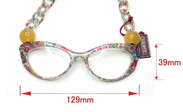 楽天市場】EYE Bi アイビーネックレス 高級既成 老眼鏡 オシャレな  
