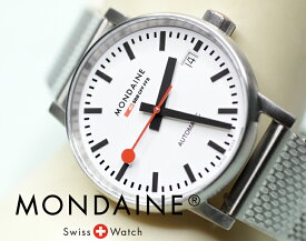 MONDAINE モンディーン エヴォ2 自動巻き 35mm 腕時計 メッシュメタルバンド スイス鉄道時計 Evo2 サファイアガラス ステンレスケース 【MSE.35610.SM】 正規品 送料無料