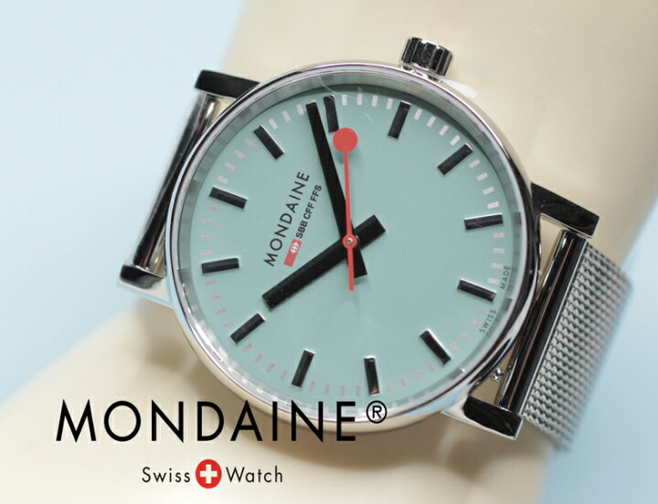 楽天市場】MONDAINE モンディーン 腕時計 エヴォ2 スイス鉄道時計 35mm 