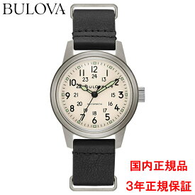 ブローバ BULOVA 腕時計 自動巻き ミリタリー Military 96A246 正規品 メーカー3年間保証 送料無料 【BULOVAハンドタオルをプレゼント】