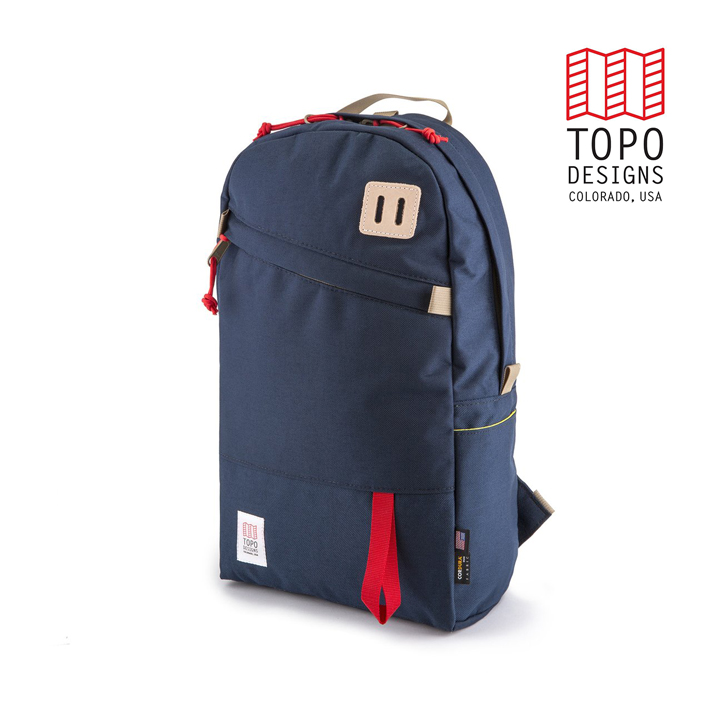 TOPO DESIGNS トポデザイン Daypack デイパック Navy ネイビーBackpack バックパック アウトドア カジュアル  パソコン収納 リュック メンズ レディース | e-ShopSmart