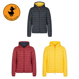 セイブ ザ ダック Save The Duck ウルトラライト フード ジャケットGIGA 9 ULTRALIGHT HOODED PUFFER JACKET 軽量 防寒 保温 カジュアル アウトドア 長袖 アウター トラベル ウェア ダウン 冬物